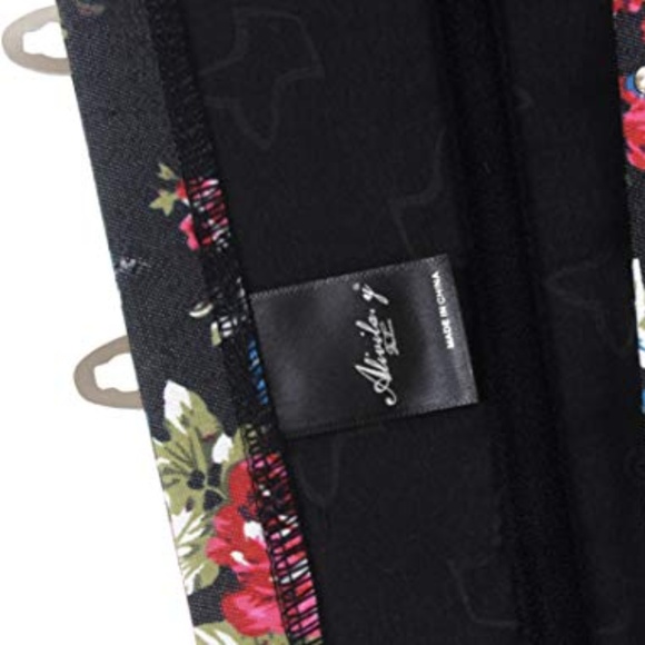 Floral Denim Overbust Corset Bustier Top - Picture 3 of 7